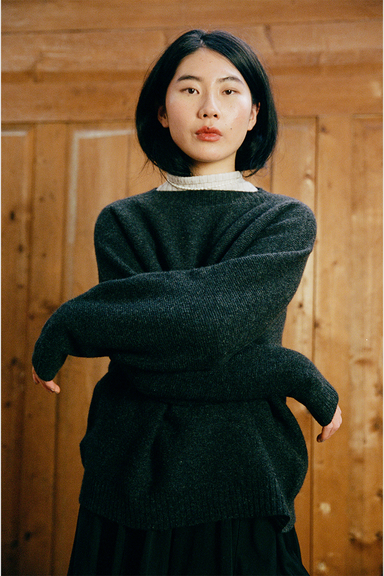 Poet Knit - Almost Black