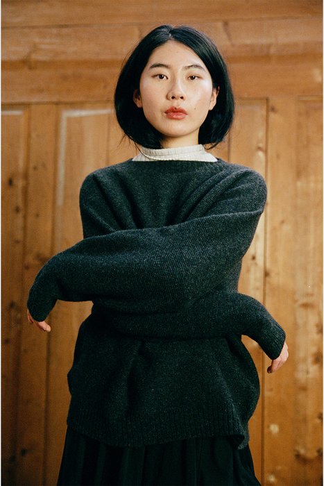 Poet Knit - Almost Black