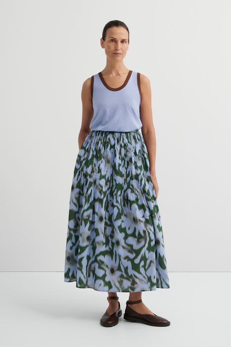 Poet Skirt - Misty Floral