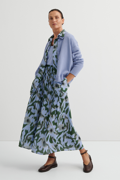 Poet Skirt - Misty Floral