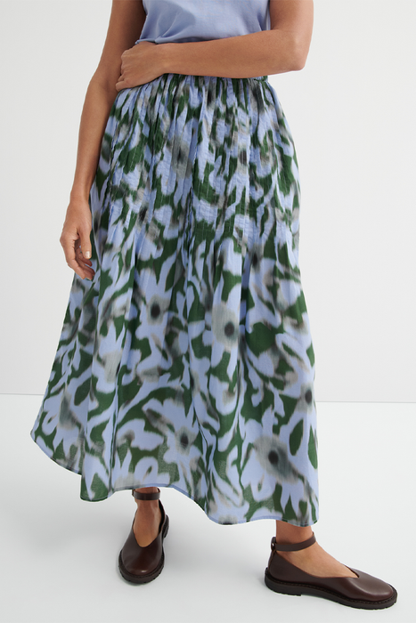 Poet Skirt - Misty Floral