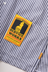 Poplin Stripe Waiter Shirt - Royal