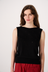 Posy Cotton Top - Black