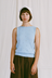 Posy Cotton Top - Sky Blue