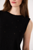 Posy Cotton Top - Black