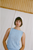Posy Cotton Top - Sky Blue