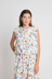 Power Pop Top - Cream Floral