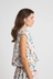 Power Pop Top - Cream Floral