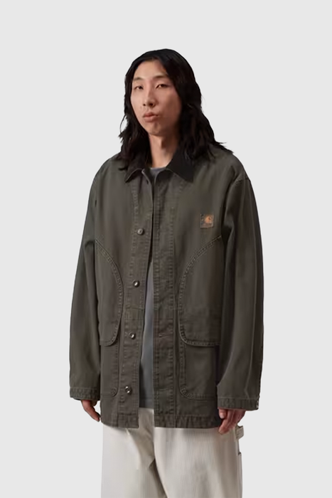 Prescott Coat - Oxide Green / Black
