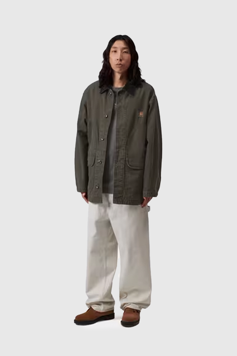 Prescott Coat - Oxide Green / Black