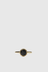 Protea Ring Petite - Gold Vermeil / Onyx