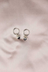 Protea Charm Earrings - Sterling Silver / Onyx