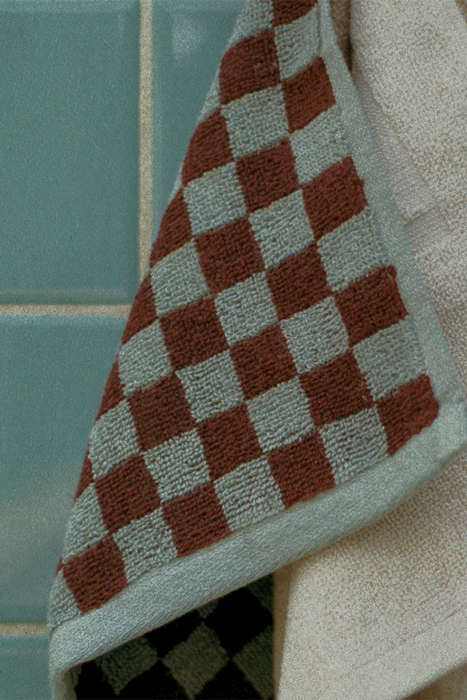 Quill Face Cloth - Cement / Rhus