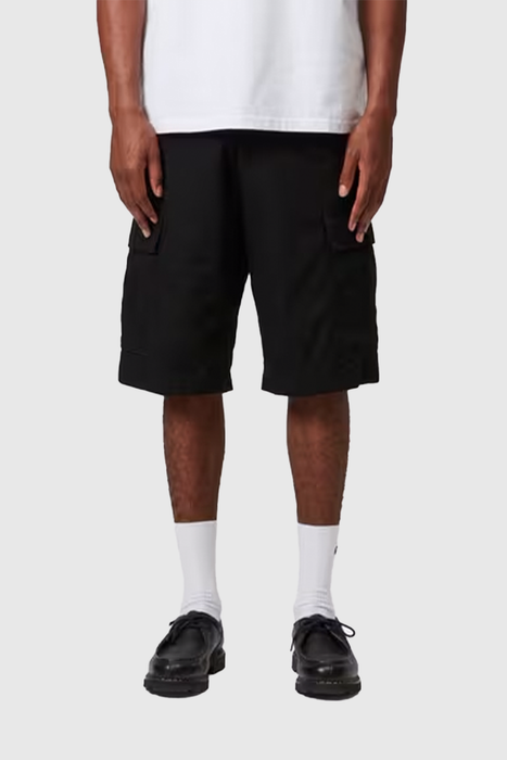Regular Cargo Short - Black Rinsed