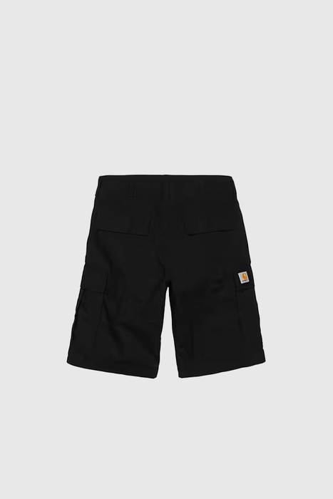 Regular Cargo Short - Black Rinsed