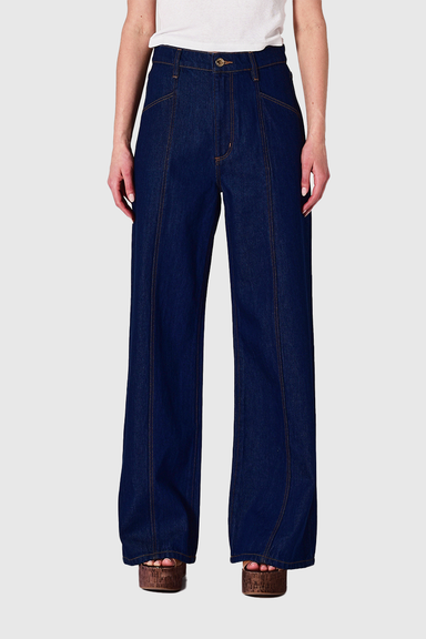 Relaxed Sailor Jean Long - Deco Soho Blue