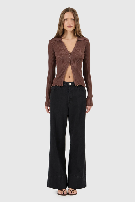 Relaxed Sailor Jean Long - Noir