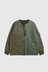 Reversible MA-1 Type Down Jacket - Crazy Olive / Black