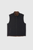 Reversible Sherpa Vest - Dark Brown / Black