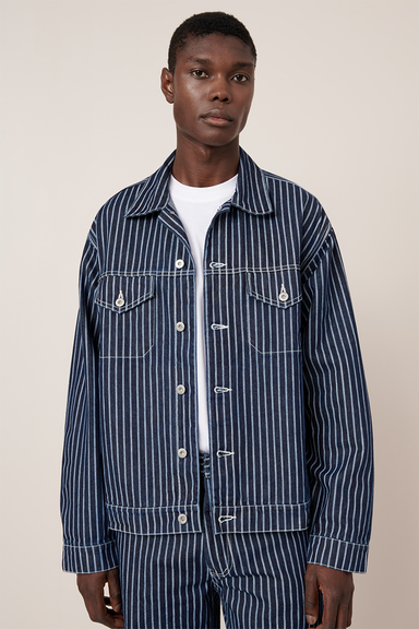 Riley Jacket - Chalk Stripe