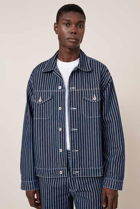 Riley Jacket - Chalk Stripe