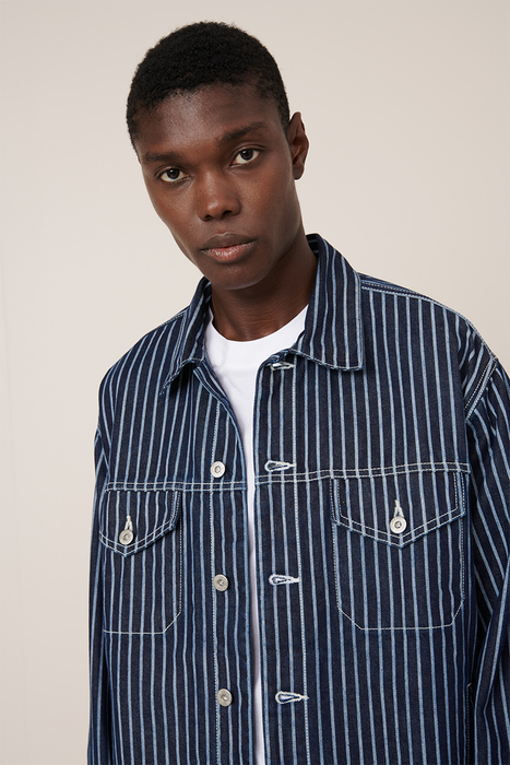 Riley Jacket - Chalk Stripe
