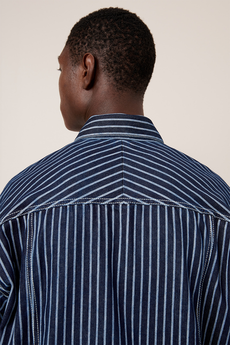 Riley Jacket - Chalk Stripe