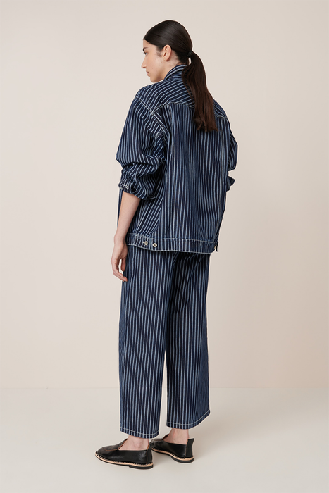 Riley Jacket - Chalk Stripe