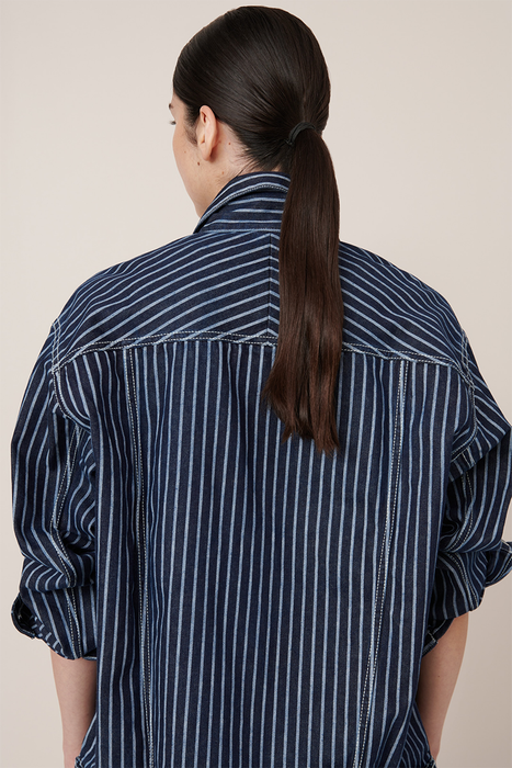 Riley Jacket - Chalk Stripe