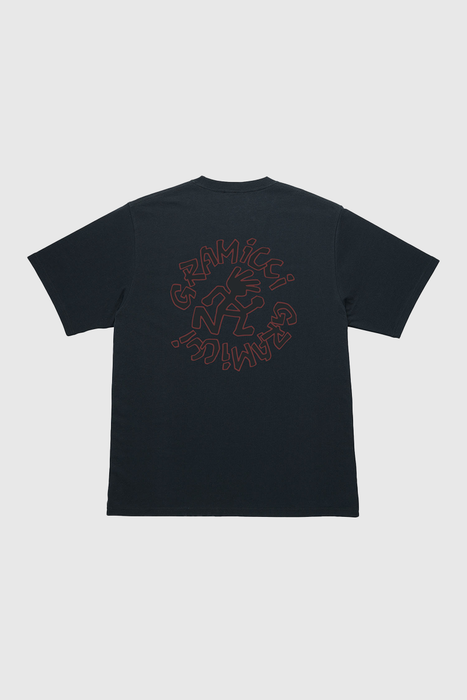 Running Man Tee - Vintage Black