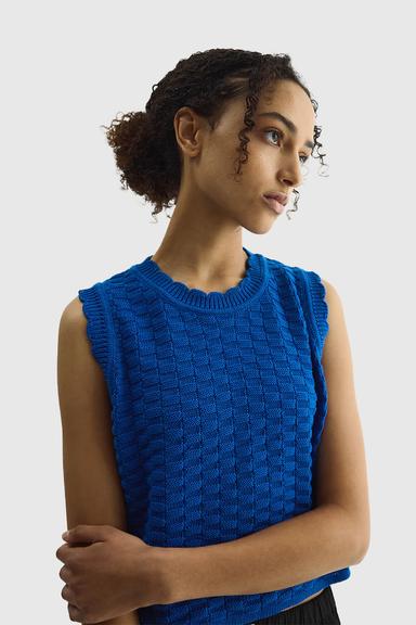 Ruth Top - Cobalt