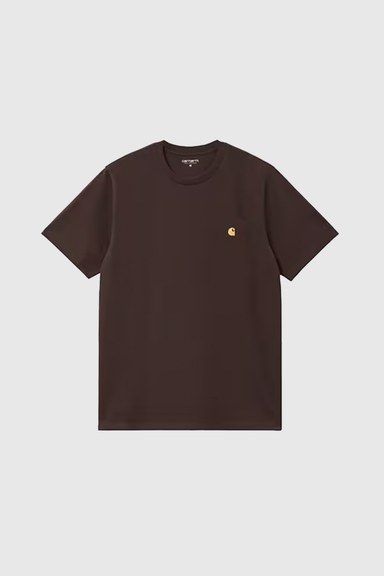 S/S Chase T-Shirt - Tobacco / Gold