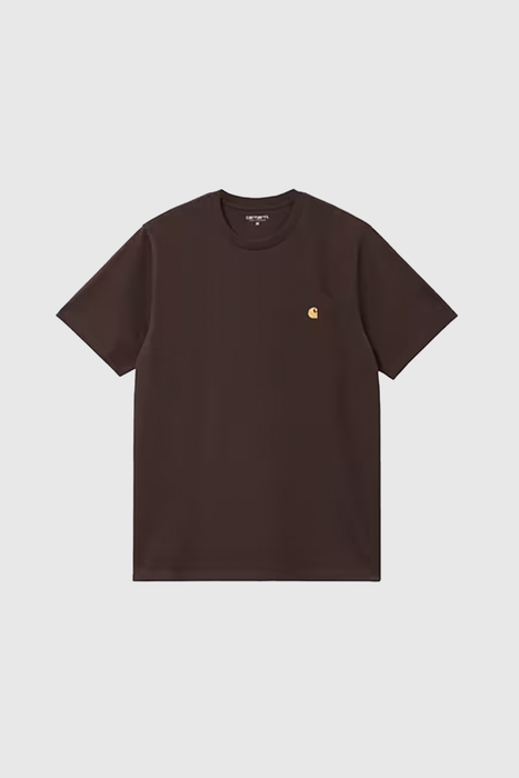 S/S Chase T-Shirt - Tobacco / Gold