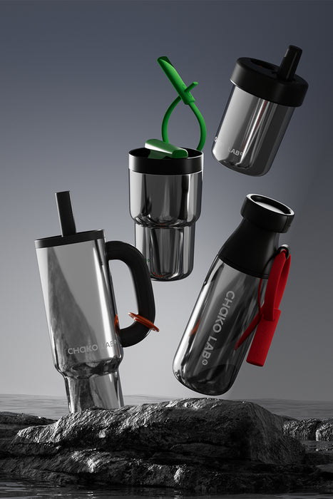 Twist Tumbler 530ml - Black / Green