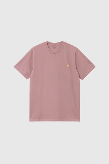 S/S Chase T-Shirt - Glassy Pink / Gold