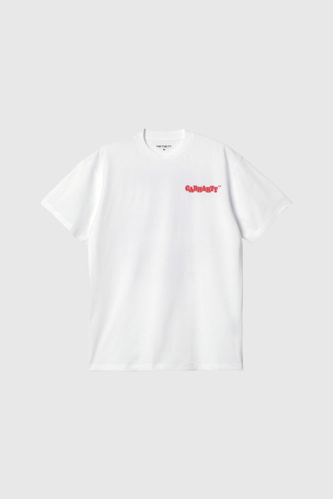 S/S Fast Food T-Shirt - White / Red