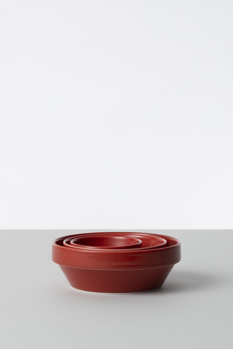 Block Bowl - Red