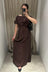 Gaia Dress - Chocolate