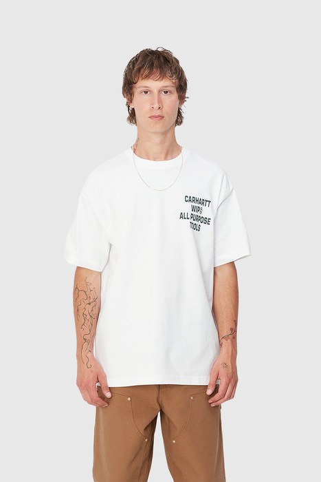 S/S Cross Screw T-Shirt - White