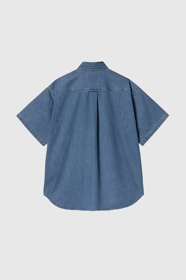 S/S Lucas Shirt - Blue Stone Washed