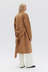 Sadie Single Breasted Wool Coat - Camel