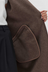 Sadie Single Breasted Wool Coat - Cocoa Marle