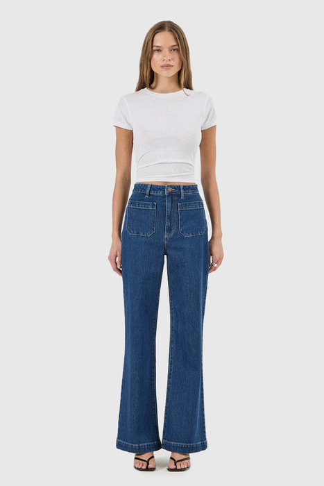 Sailor Jean Long - Eco Ruby Blue