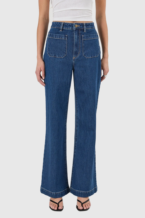 Sailor Jean Long - Eco Ruby Blue