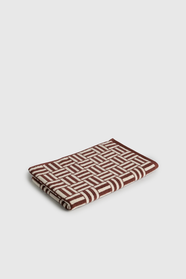Saroma Bath Mat - Mudbrick / Crème