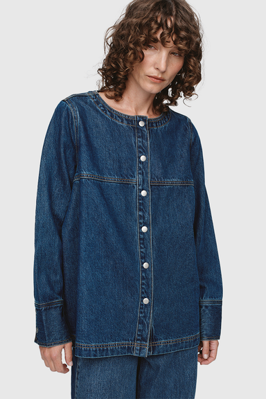 Seam Shirt - Washed Indigo