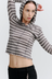 Segment Hooded Top - Stripe