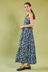 Smell of the Sea Wrap Dress - Acid Pansy