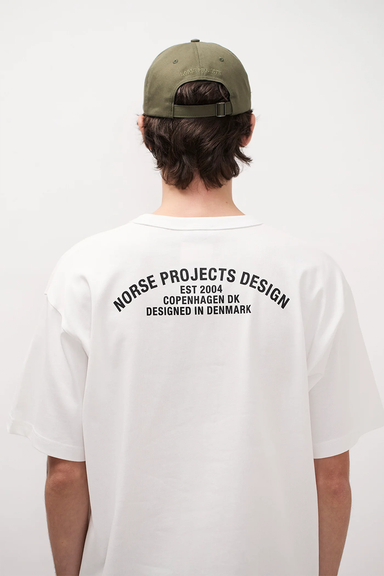 Snekkersten Organic Arch Print T-Shirt - White