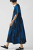 Sobremesa Cotton Ikat Dress - Bright Blue